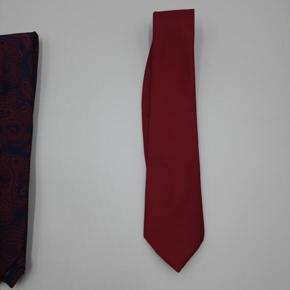 Vintage Bundle of Five Neck Ties in Red Brown Theme - Picture 2 of 11